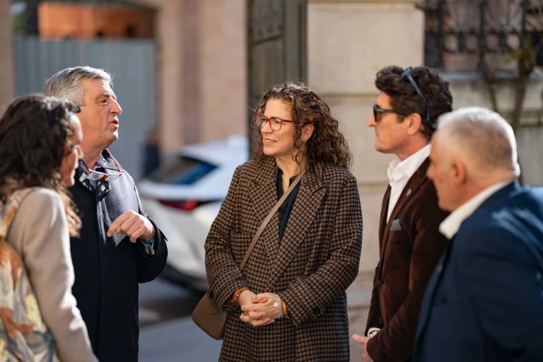 Recibimiento de Eduardo Gabilán a los asistentes al acto de entrega del segundo premio FaSA20.