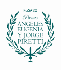 Logotipo oficial del Premio 'Ángeles, Eugenia y Jorge Piretti' - Fundación de Seguridad Aérea (FaSA20)