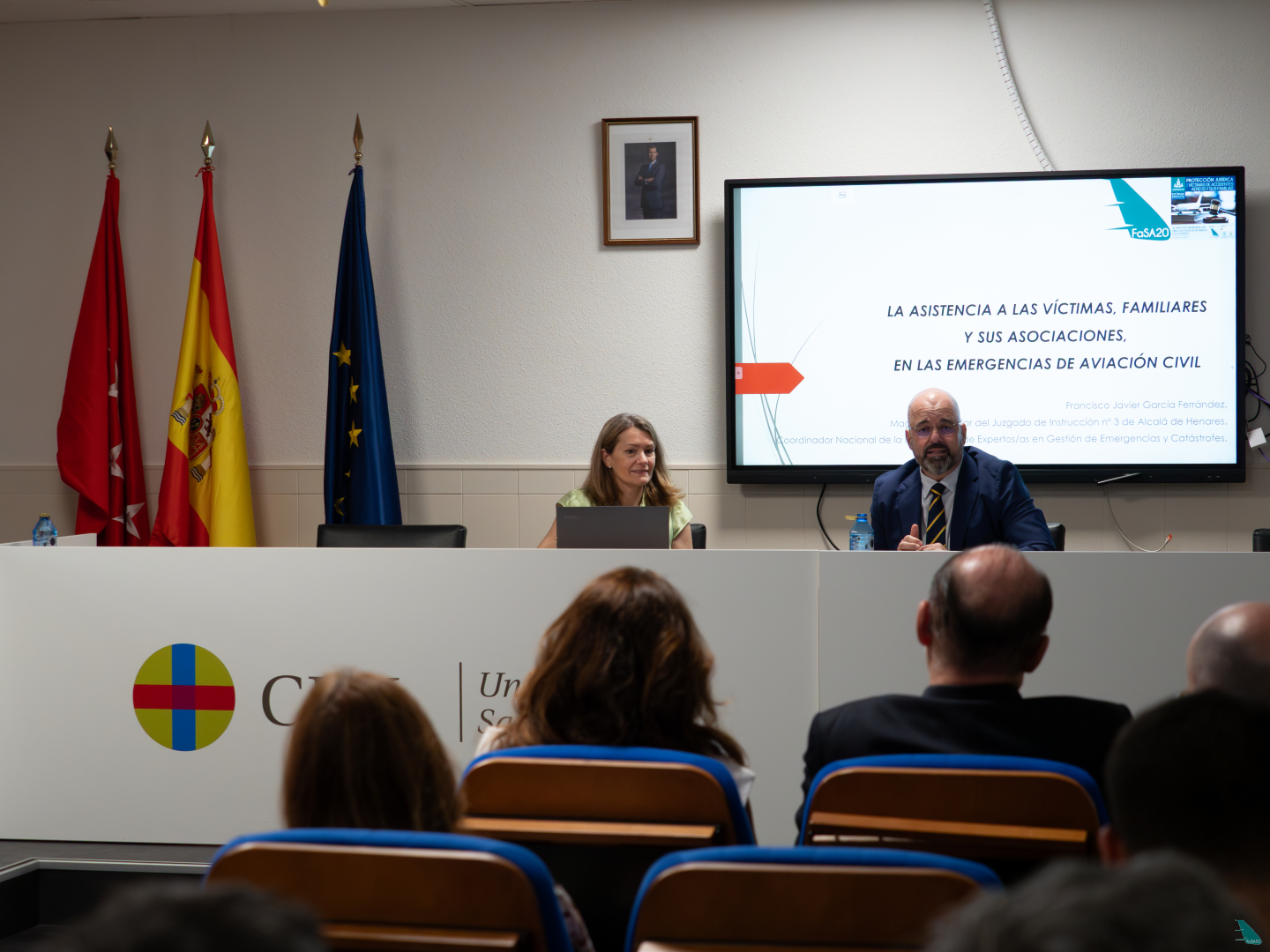 Francisco Javier García junto a Gemma Martínez. Francisco Javier García junto a Gemma Martínez.